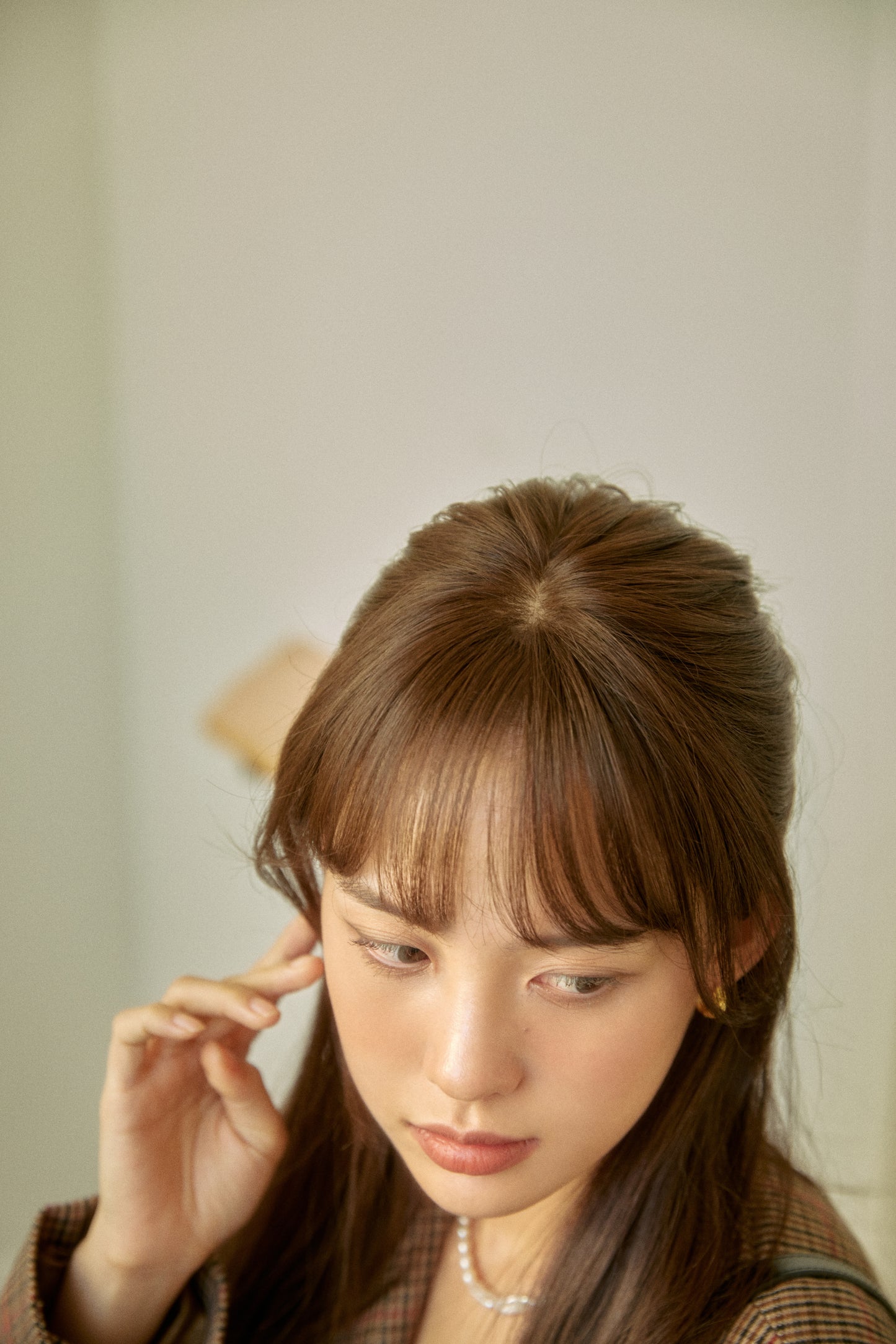 Hug Perm- Capelli Lunghi, Premium 100% Fatta a Mano