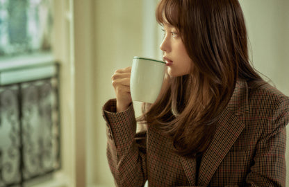 Hug Perm- Capelli Lunghi, Premium 100% Fatta a Mano