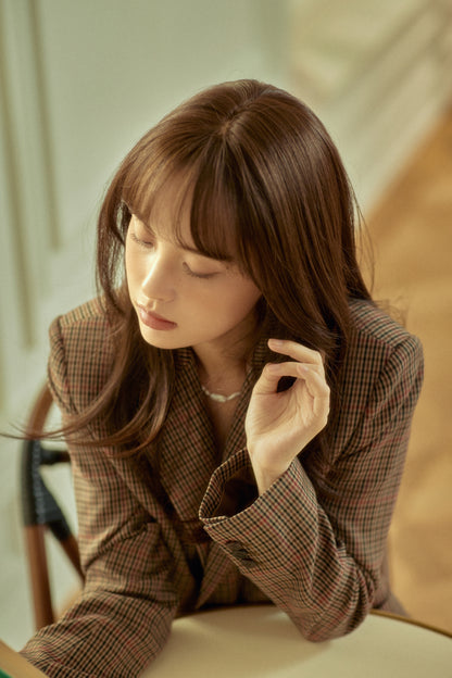 Hug Perm- Capelli Lunghi, Premium 100% Fatta a Mano