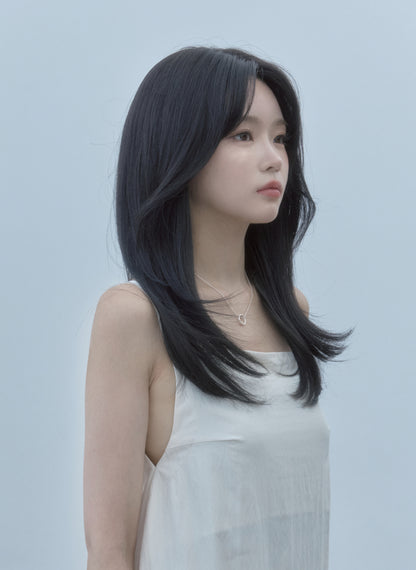 Hug Perm- Capelli Lunghi, Premium 100% Fatta a Mano