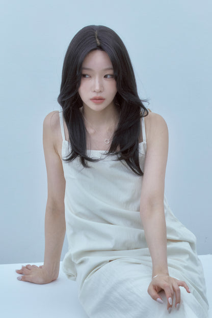 Hug Perm- Capelli Lunghi, Premium 100% Fatta a Mano