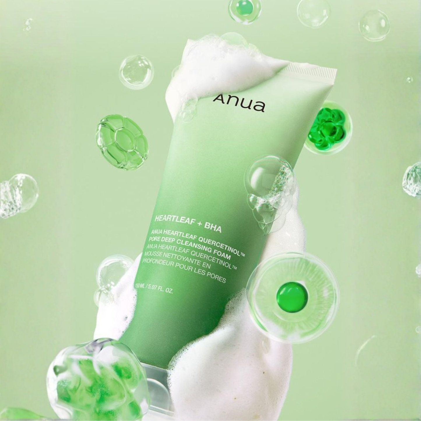 Anua Heartleaf Quercetinol Pore Deep Foam - 150ml