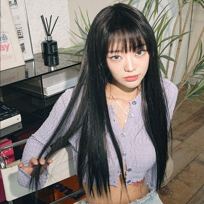 Full wig bang long hair