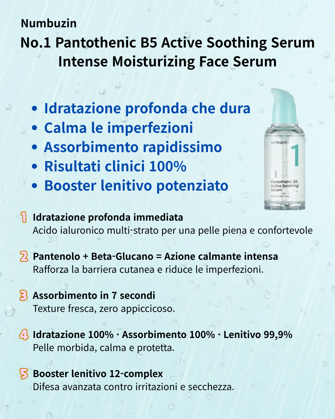 Numbuzin - No.1 Pantothenic B5 Active Soothing Serum