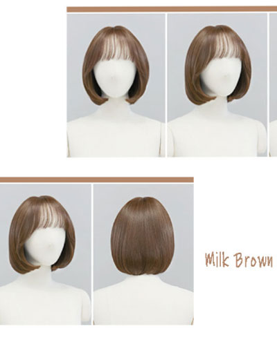 Bebe-Capelli Corti -[100% Fatte a Mano Premium Parrucche]