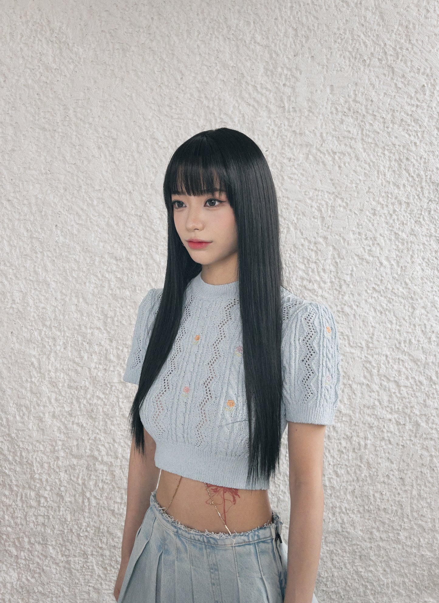 Lake Cut -Capelli Lunghi,Lisci Fatta a Mano- Upgrade handmade full wig