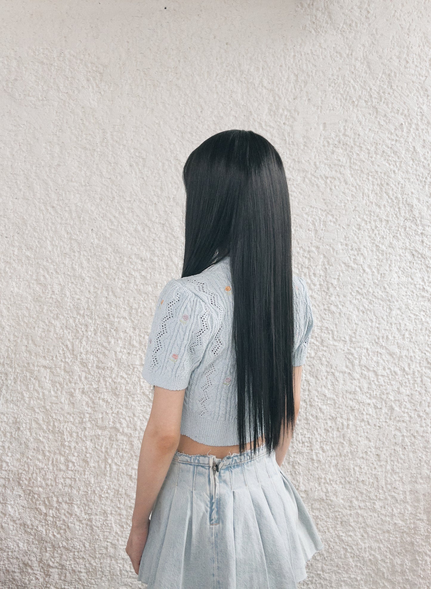 Full wig bang long hair