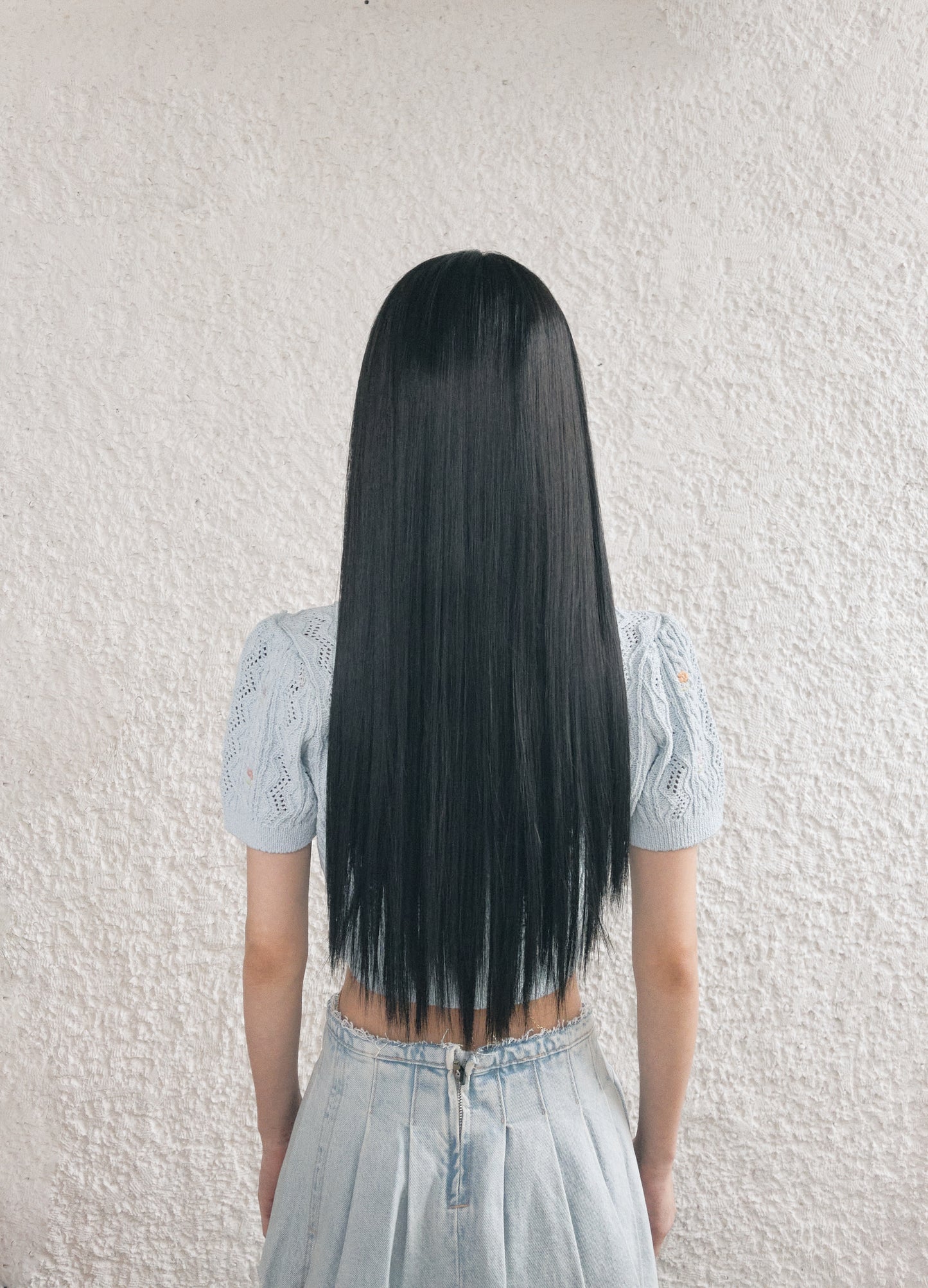 Lake Cut -Capelli Lunghi,Lisci Fatta a Mano- Upgrade handmade full wig