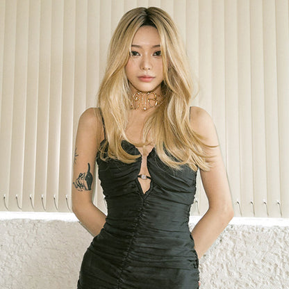 Aris C curl  - Capelli Lunghi, Fatta a manu Handmade