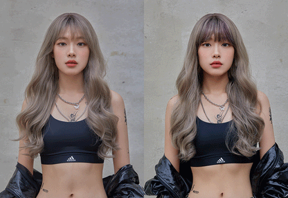 Cristina-long wave- Capelli Lunghi,  Salon Color - a Macchina
