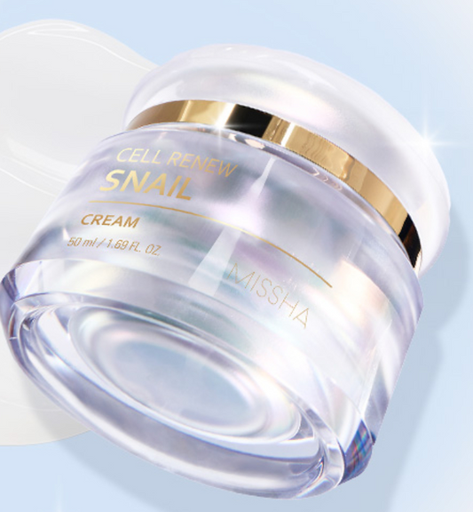 Crema antirughe alla bava di lumaca Super Aqua Cell Renew Snail Cream 52ml